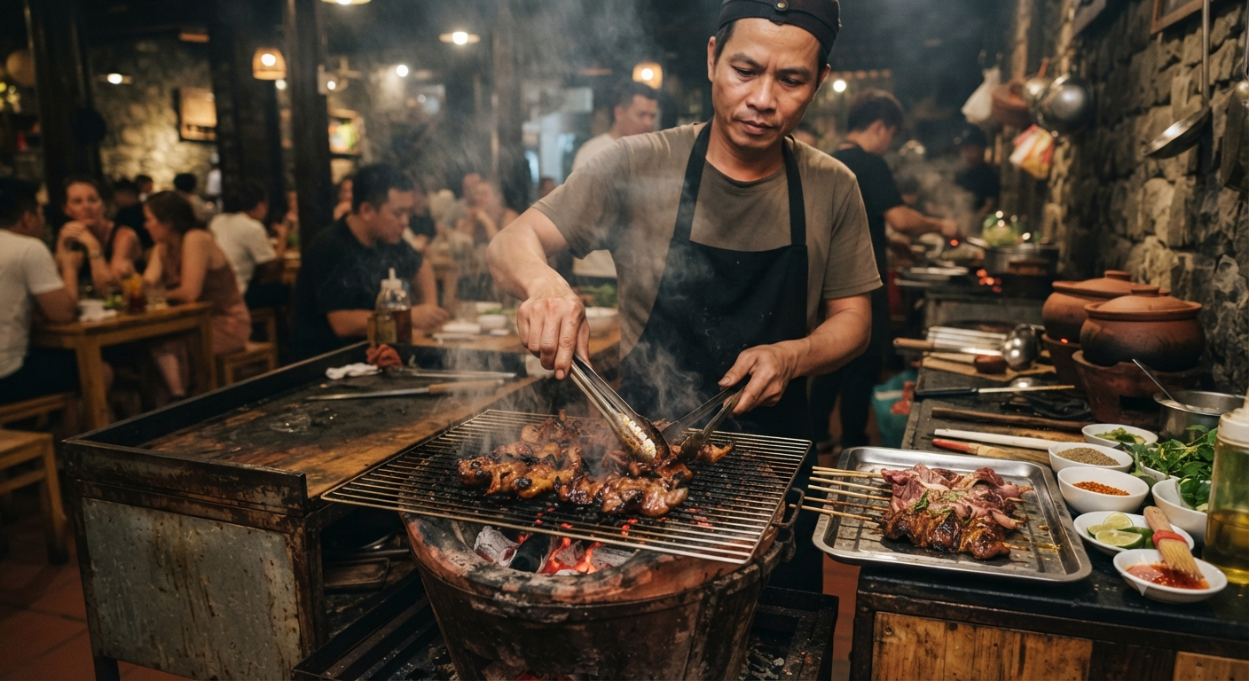 Nghệ thuật giữ gìn hương vị thịt tự nhiên trong món nướng
